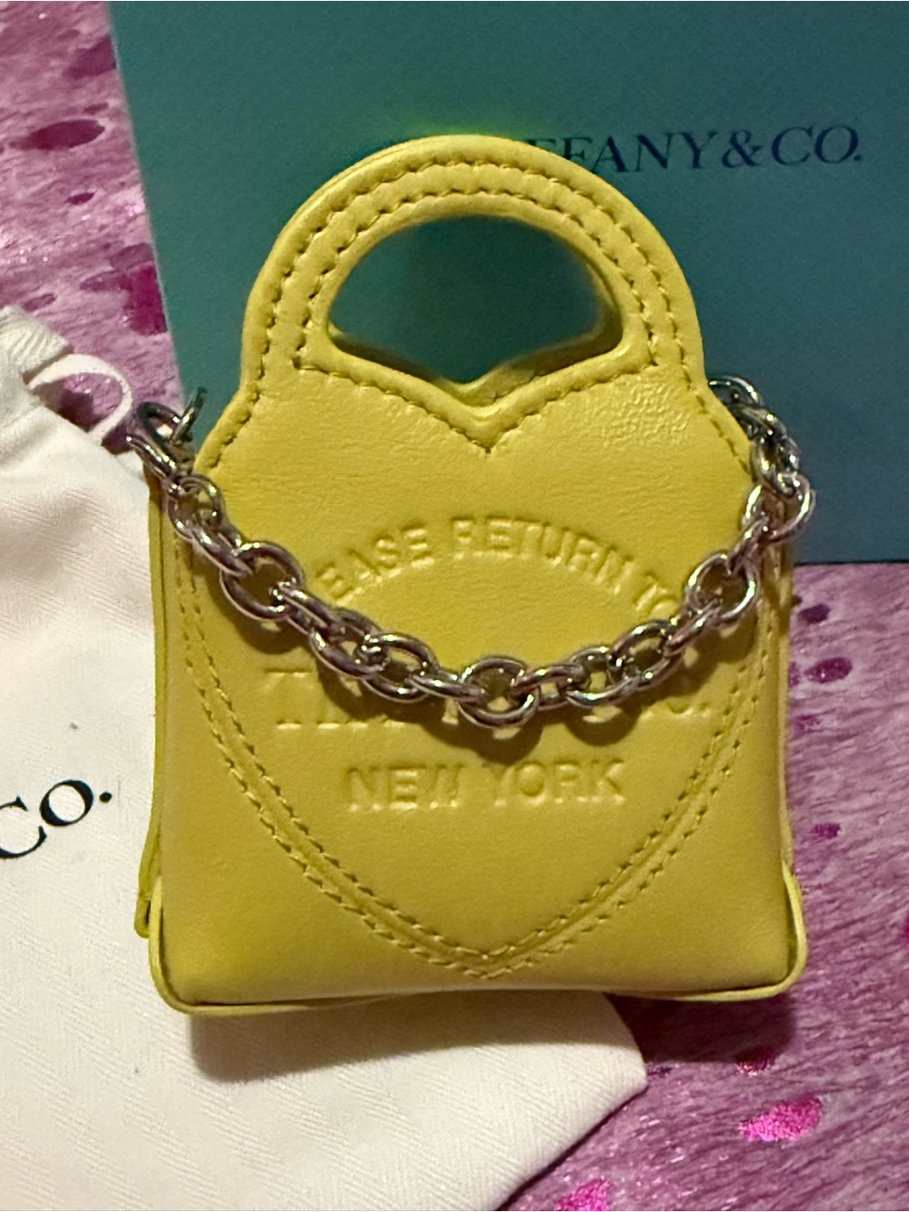 Tiffany & Co. Return to Tiffany™ Micro Tote in Citrine Yellow